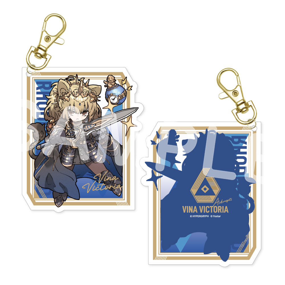 Yostar OFFICIAL SHOP ONLINE / カード風アクリルキーホルダー