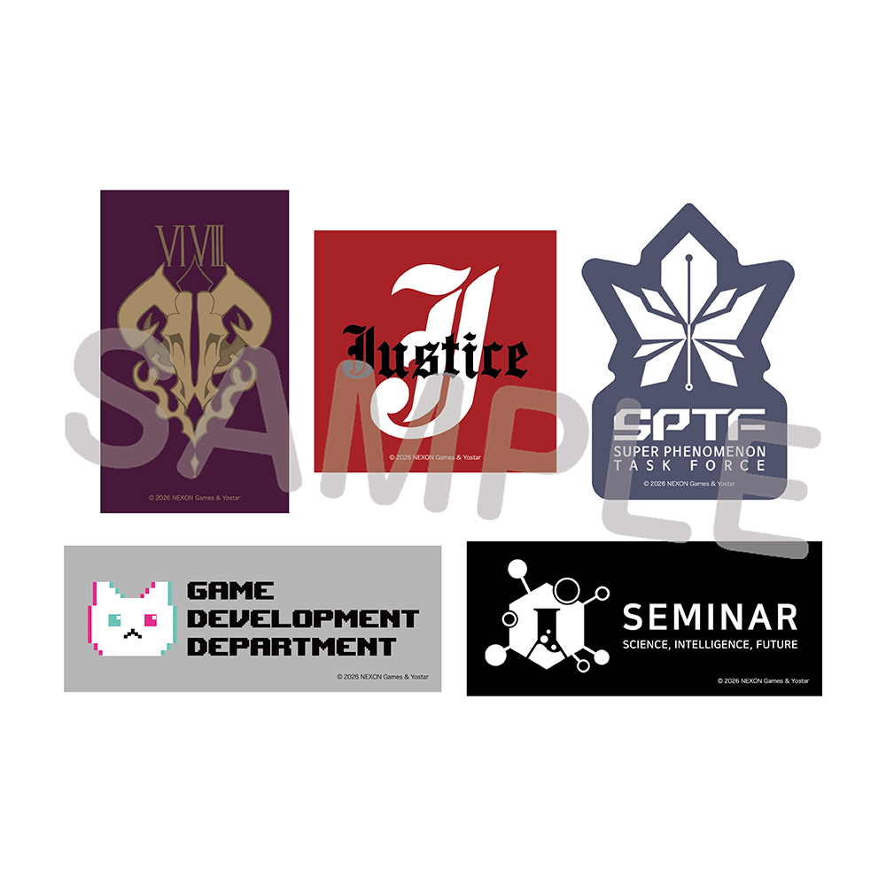 部活ロゴ ステッカーセットA