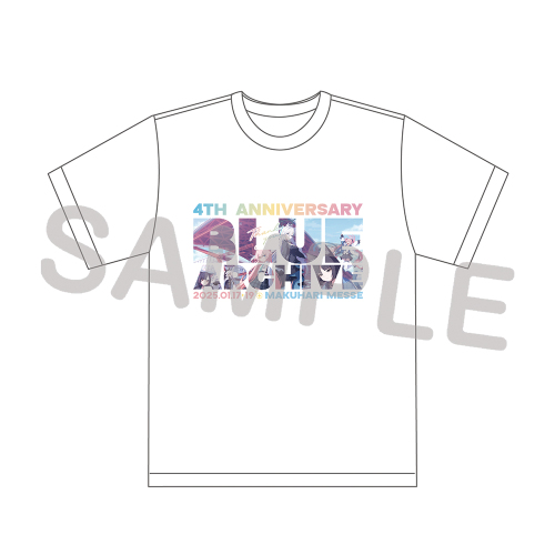 ブルアカふぇす！~4えばーちゃれんじ♪~ Tシャツ 白